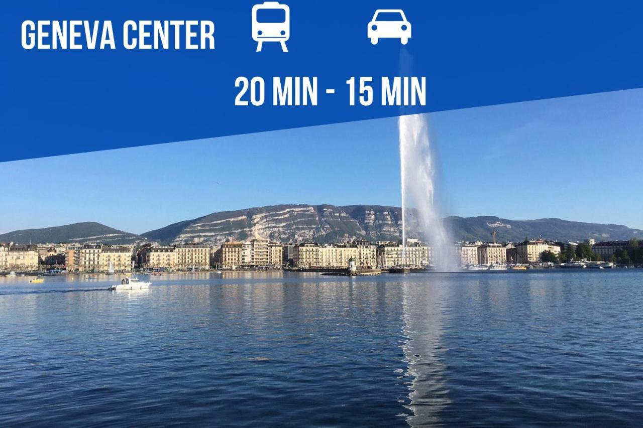 Lac-Montagne-Leman-Geneva, Garage, Tram Annemasse Exterior foto